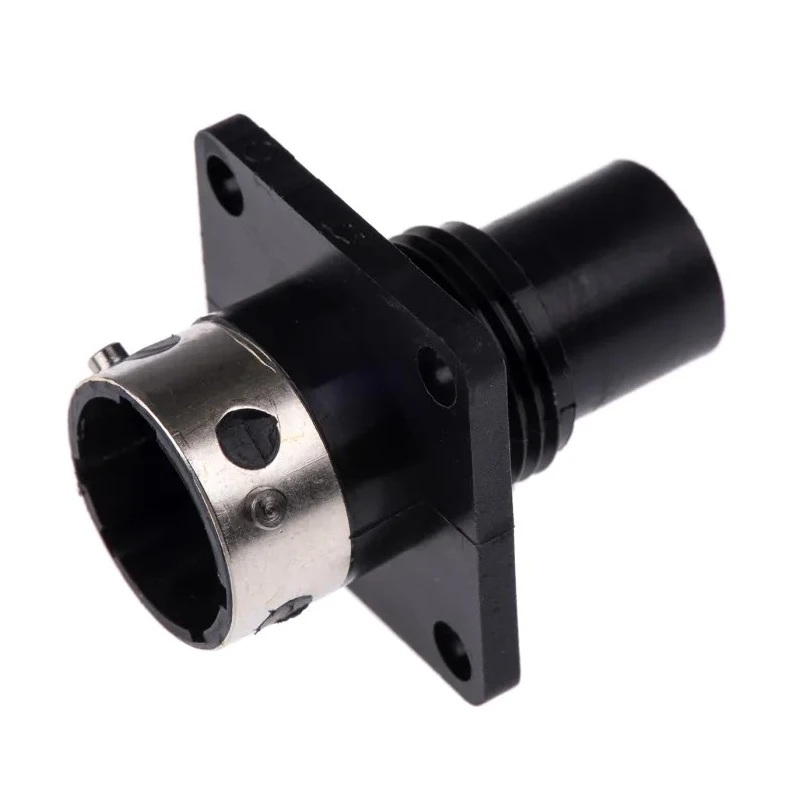ITT Cannon Circular Connector 4 Contacts Panel Mount Socket Male 250V 16A IP65 Trident Ringlock TR1004RMS1NB / 192926-0440