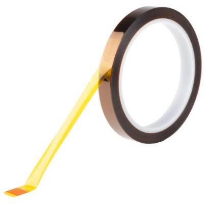 Hi-Bond Amber Polyimide Film Electrical Tape 12mm x 33m Silicone Adhesive High Temp 260°C HB830
