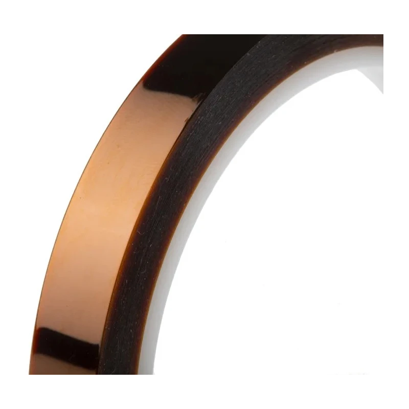 Hi-Bond Amber Polyimide Film Electrical Tape 12mm x 33m Silicone Adhesive High Temp 260°C HB830