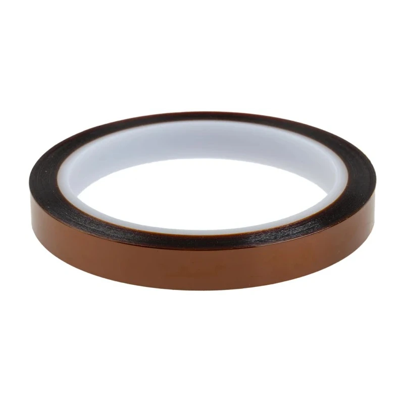 Hi-Bond Amber Polyimide Film Electrical Tape 12mm x 33m Silicone Adhesive High Temp 260°C HB830
