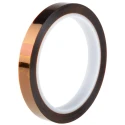 Hi-Bond Amber Polyimide Film Electrical Tape 12mm x 33m Silicone Adhesive High Temp 260°C HB830