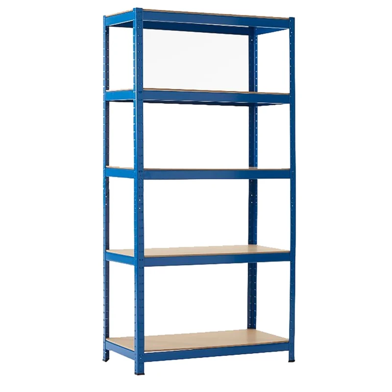 RS PRO Starter Bay Particle Board Shelving System Steel Frame Blue 1.8 m Height x 450 mm Depth 113-4512