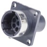 ITT Cannon Industrial Circular Connector Panel Mount 8 Contacts Socket Male IP65 250V Trident TR1208RMS1NB / 192926-0450