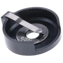 Keystone Battery Holder for CR2450 2-Cell Aluminium Body with Top Spring Arm CR2450