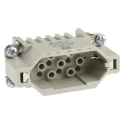 HARTING Heavy Duty Power Connector Insert 10A Han D Series Male 15 Contacts 09210153001