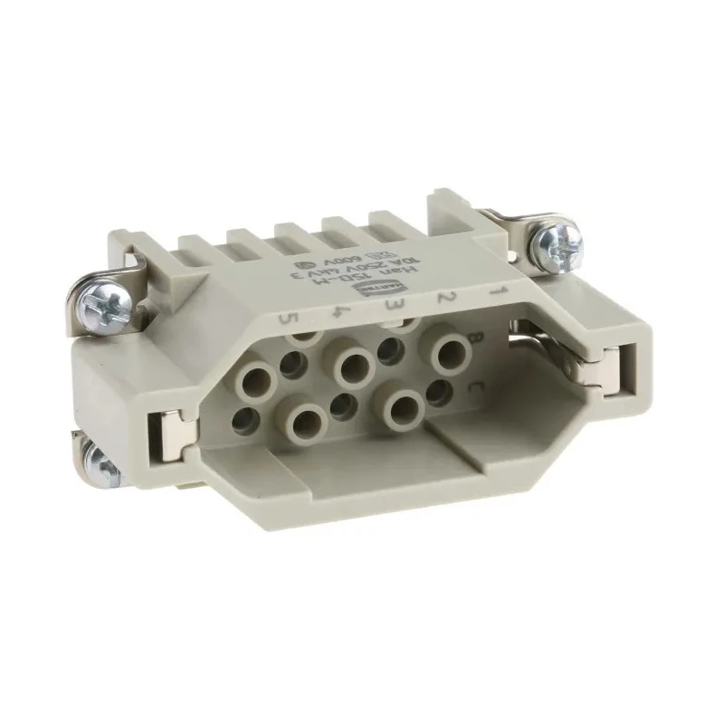 HARTING Heavy Duty Power Connector Insert 10A Han D Series Male 15 Contacts 09210153001