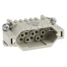 HARTING Heavy Duty Power Connector Insert 10A Han D Series Male 15 Contacts 09210153001