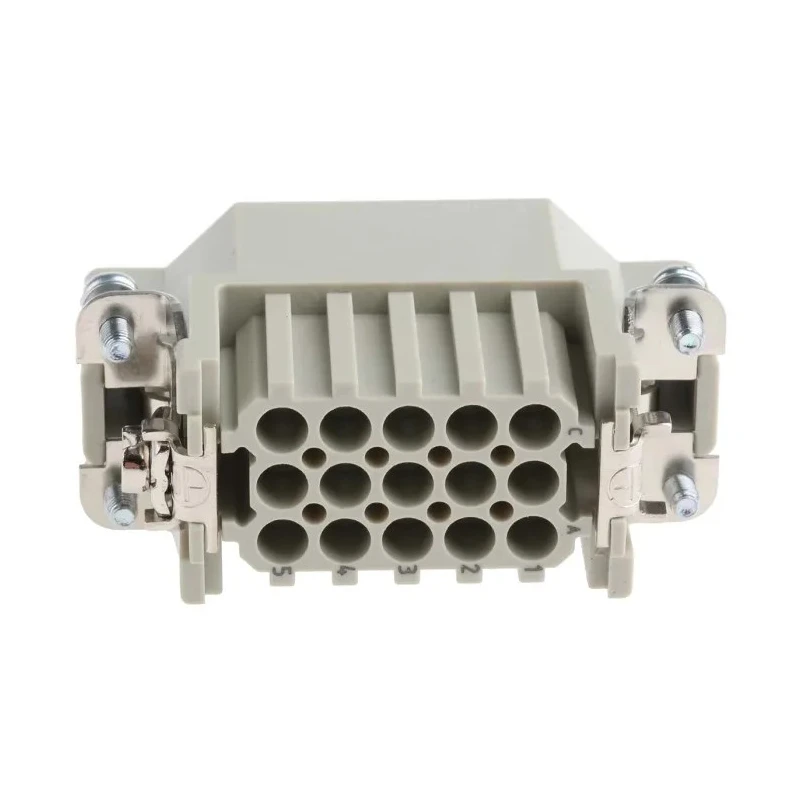 HARTING Heavy Duty Power Connector Insert 10A Han D Series Male 15 Contacts 09210153001