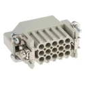 HARTING Heavy Duty Power Connector Insert 10A Han D Series Male 15 Contacts 09210153001
