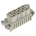 HARTING Heavy Duty Power Connector Insert Han D Series Female 25 Contacts 10A 250V 09210253101