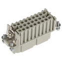 HARTING Heavy Duty Power Connector Insert Han D Series Female 25 Contacts 10A 250V 09210253101