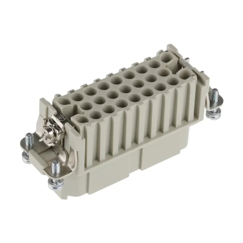 HARTING Heavy Duty Power Connector Insert Han D Series Female 25 Contacts 10A 250V 09210253101