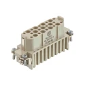 HARTING Heavy Duty Power Connector Insert Han D Series Female 25 Contacts 10A 250V 09210253101