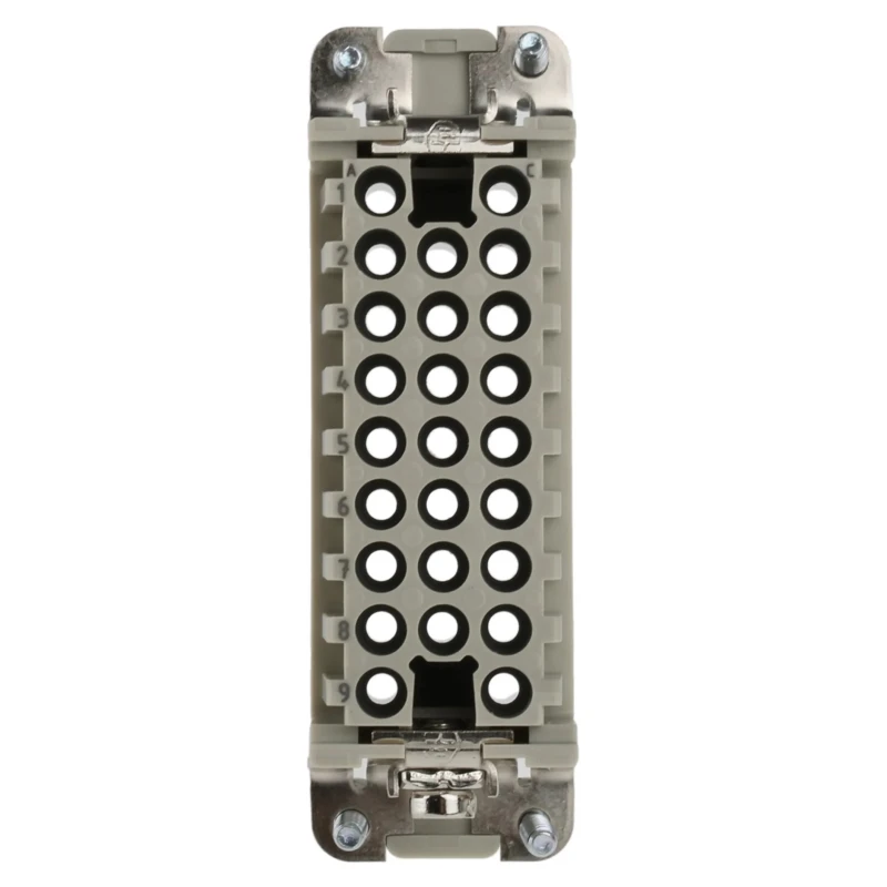 HARTING Heavy Duty Power Connector Insert Han D Series Female 25 Contacts 10A 250V 09210253101