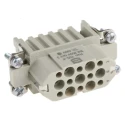 HARTING Heavy Duty Power Connector Insert, 10A, Han D Series Female, 15 Contacts 09210153101