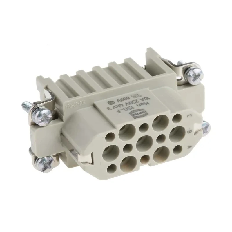 HARTING Heavy Duty Power Connector Insert, 10A, Han D Series Female, 15 Contacts 09210153101