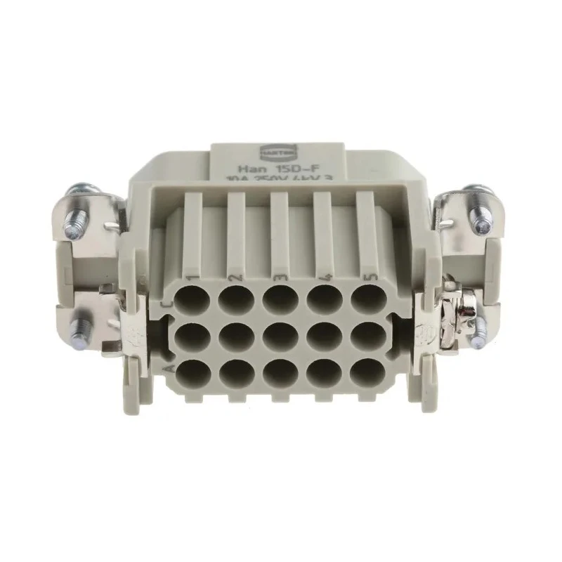 HARTING Heavy Duty Power Connector Insert, 10A, Han D Series Female, 15 Contacts 09210153101