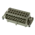 HARTING Heavy Duty Power Connector Insert 16A, 32 Contacts, Han E Series Female 09330162711