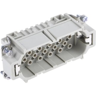HARTING Heavy Duty Power Connector Insert 10A Han D Series Male 41 Contacts 09210403001