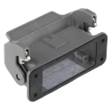 HARTING Han A Range Heavy Duty Power Connector Housing Bulkhead Mount IP65 Die Cast Aluminium Body 10A 09200100301