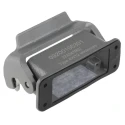 HARTING Han A Range Heavy Duty Power Connector Housing Bulkhead Mount IP65 Die Cast Aluminium Body 10A 09200100301