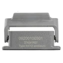 HARTING Han A Range Heavy Duty Power Connector Housing Bulkhead Mount IP65 Die Cast Aluminium Body 10A 09200100301