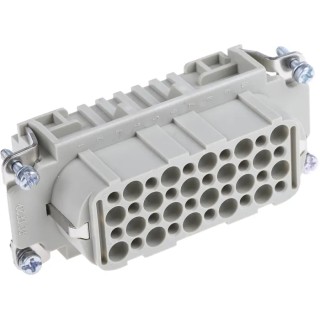 HARTING Heavy Duty Power Connector Insert, 10A, Han D Series Female, 41 Contacts 09210403101