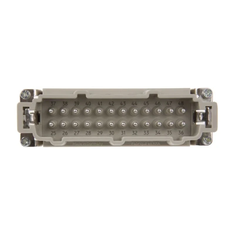 HARTING Heavy Duty Power Connector Insert 16A Han E Series Male 48 Contacts 09330242611