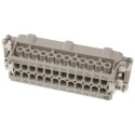 HARTING Heavy Duty Power Connector Insert 16A Han E Series Male 48 Contacts 09330242611