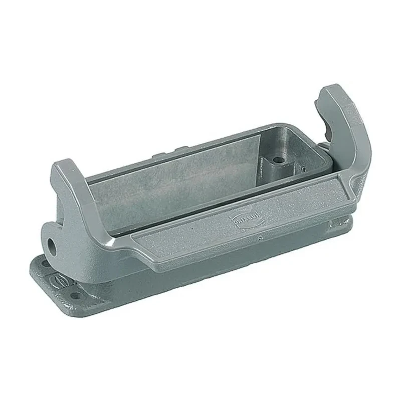 HARTING Han A Range Heavy Duty Power Connector Housing 16A Bulkhead Mount Die Cast Aluminium IP65 09200160301