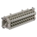 HARTING Heavy Duty Power Connector Insert 24 Contacts, 16A, Han E Series Female, 500V, Cable Mount 09330242711