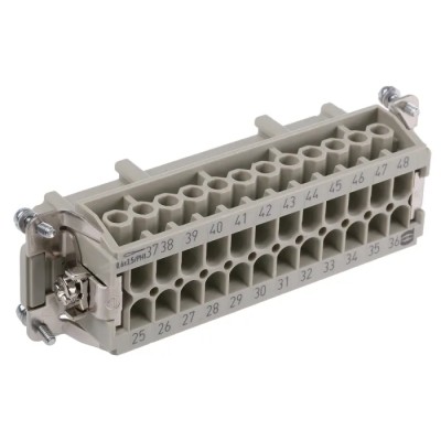 HARTING Heavy Duty Power Connector Insert 24 Contacts, 16A, Han E Series Female, 500V, Cable Mount 09330242711