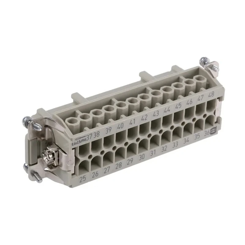 HARTING Heavy Duty Power Connector Insert 24 Contacts, 16A, Han E Series Female, 500V, Cable Mount 09330242711