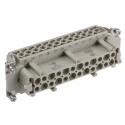 HARTING Heavy Duty Power Connector Insert 24 Contacts, 16A, Han E Series Female, 500V, Cable Mount 09330242711