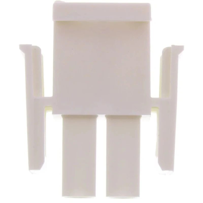 TE Connectivity Universal MATE-N-LOK Male Connector Housing 6.35 mm Pitch 2 Way 1 Row Straight 350777-1