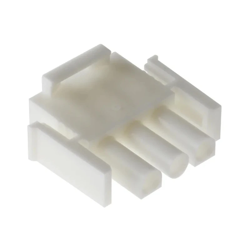 TE Connectivity Universal MATE-N-LOK Male Connector Housing 6.35 mm Pitch 3 Way 1 Row Straight 350766-1