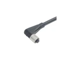 binder Sensor Actuator Cable Female 3 way Right Angle to Unterminated 4 way Free End, Polyurethane Jacket 79-3110-32-04