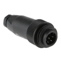 binder Circular Connector, 7 Contacts, Cable Mount, RD24 Size, Male Plug, 250V, 10A, IP65 & IP67, 693 Series RD24