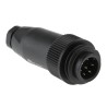 binder Circular Connector, 7 Contacts, Cable Mount, RD24 Size, Male Plug, 250V, 10A, IP65 & IP67, 693 Series RD24