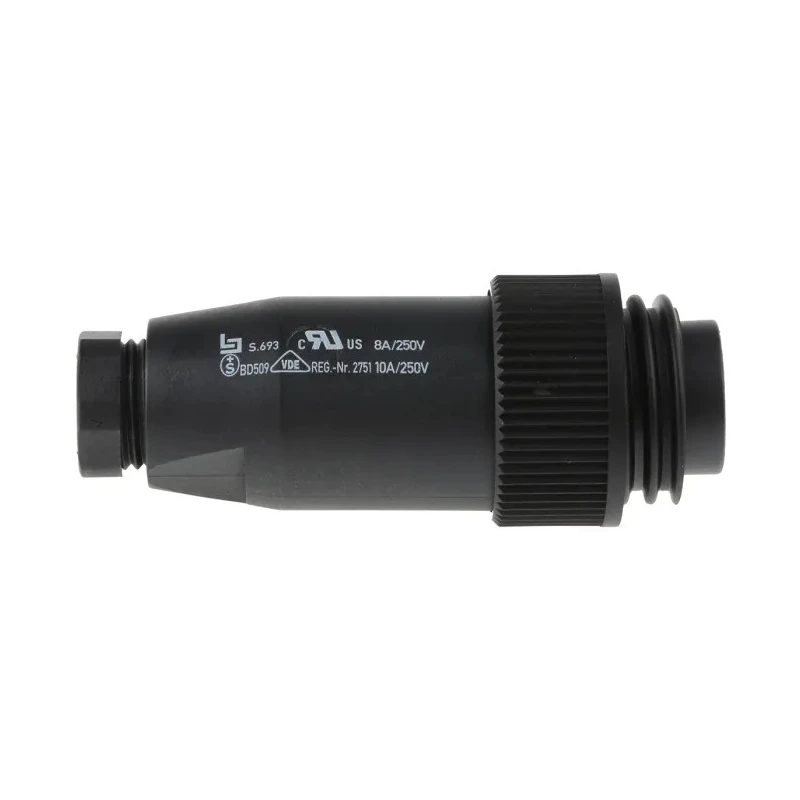 binder Circular Connector, 7 Contacts, Cable Mount, RD24 Size, Male Plug, 250V, 10A, IP65 & IP67, 693 Series RD24