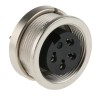 binder Circular Connector 4 Contacts Panel Mount M16 Socket Female IP40 680 Series 09-0312-00-04