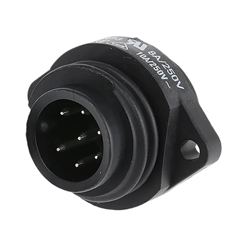 binder Circular Connector, 7 Contacts, Panel Mount, Socket, Male, IP67, Nylon Housing, 10A, 250V, 693 Series 09-4227-00-07