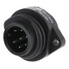 binder Circular Connector, 7 Contacts, Panel Mount, Socket, Male, IP67, Nylon Housing, 10A, 250V, 693 Series 09-4227-00-07