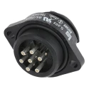 binder Circular Connector, 7 Contacts, Panel Mount, Socket, Male, IP67, Nylon Housing, 10A, 250V, 693 Series 09-4227-00-07