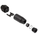 binder Circular Connector, 4 Contacts, Cable Mount, Plug, Male, IP65 IP67, 16A, 400V, 693 Series RD24