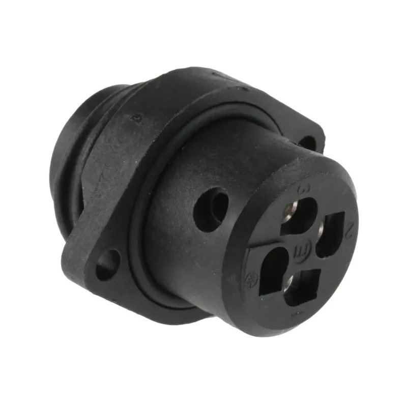 binder Power Connector 4 Contacts Panel Mount Plug Male IP67 693 Series 09-4223-00-04