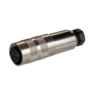 binder Circular Connector, 7 Contacts, Cable Mount, M16 Connector, Plug Female, IP67, 125V, 5A, Series 423 99-5126-15-07