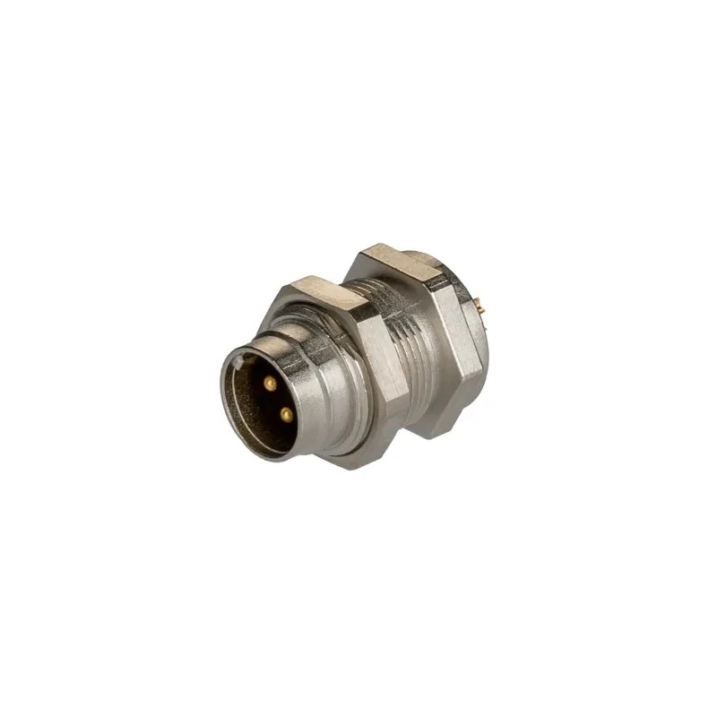 binder Circular Connector 5 Contacts Panel Mount M9 Socket Male IP40 Nylon Housing 125V 3A 711 Series 09-0097-00-05