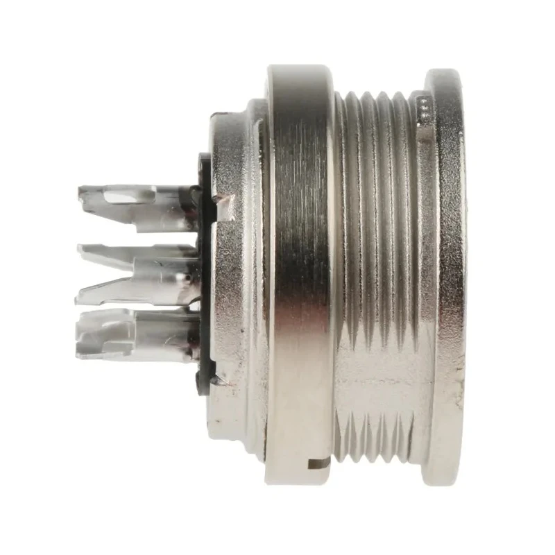 binder Circular Connector 5 Contacts Panel Mount M16 Socket Female IP40 Die Cast Zinc 680 Series 09-0316-00-05