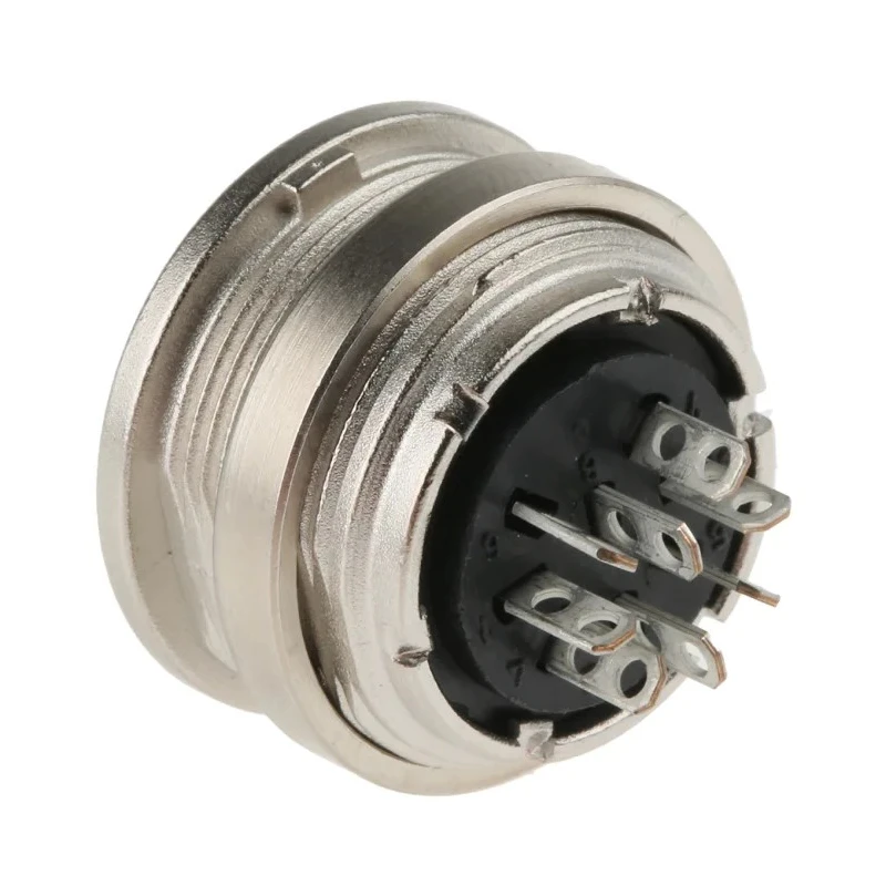 binder Circular Connector, 8 Contacts, Panel Mount, M16 Connector, Socket, Female, IP40, 680 Series 09-0474-00-08